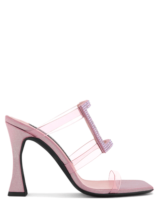 Pink PVC Hoya Heels