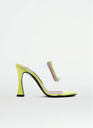 Lime PVC Hoya Heels