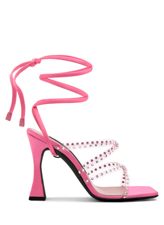 Pink Nikki Crystal Sandal