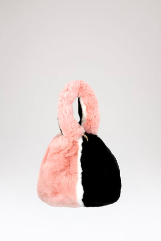 Pink & Black Fur Holly