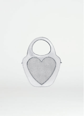 Silver Heart Bag