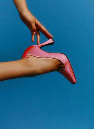 Pink Crystal Taya Pump